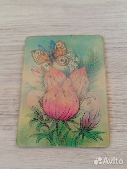 Стерео календарик Дюймовочка 1991