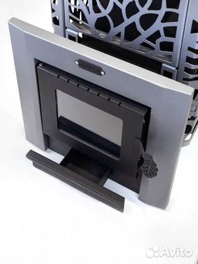 Печь для бани Агния, св-16 6 мм 2024, Со стекло