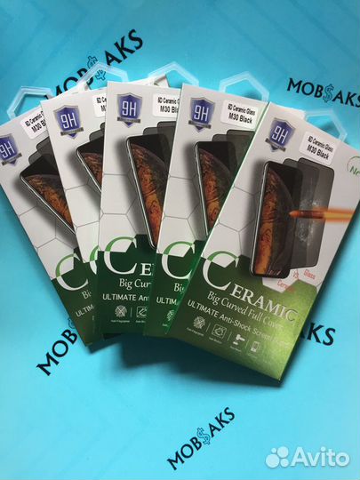 Защитное стекло 5D Ceramics SamsungA20/A30/A50/M30