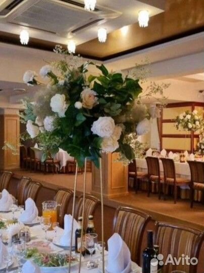 Стойки на свадьбу для декора столов