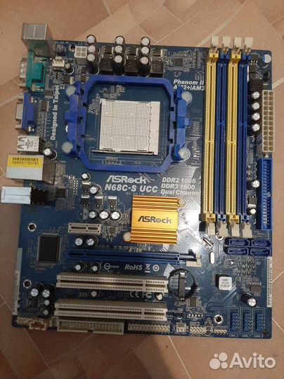 Материнская плата ASRock N68C-S (ddr2 ddr3)