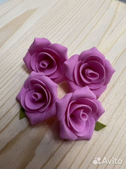 Розы из фоамирана