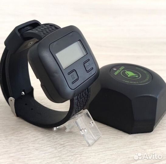 Кнопка вызова официанта Бургер и часы пейджер