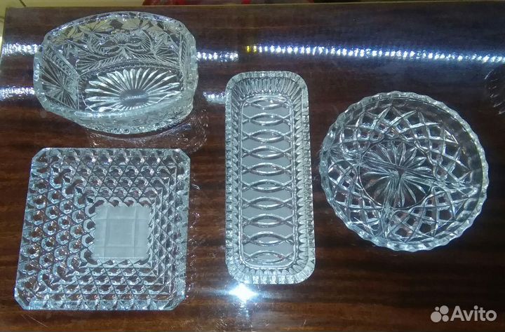 Хрустальная советская посуда
