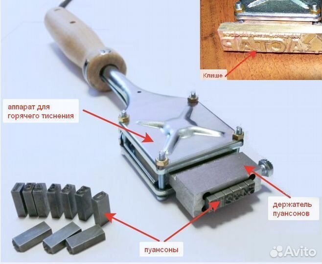 Маркировщик шин с набором цифр 0-9 (шиномонтаж)