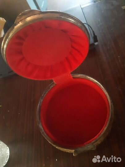 Шкатулка для украшений винтаж медная СССР