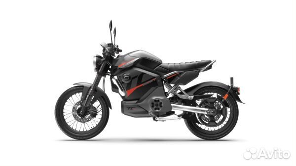 Электромотоцикл super soco TC MAX (Черный-красный)