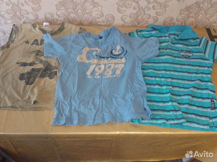 Огромный пакет вещей и обуви на мальчика