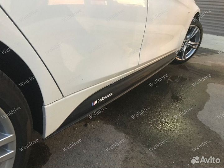 Лезвия BMW 3 F30 M-Performance черный матовые