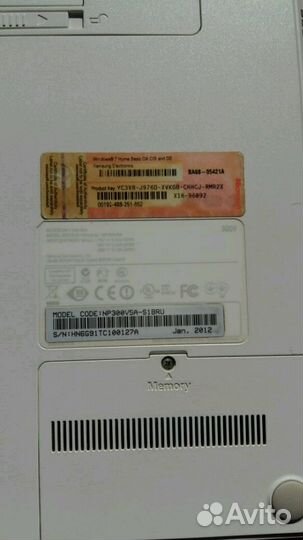 Ноутбук samsung Core I3