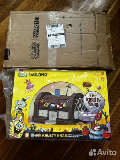 Красти краб sponge bob area-x