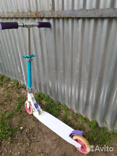 Самокат складной двух колёсный подростковый