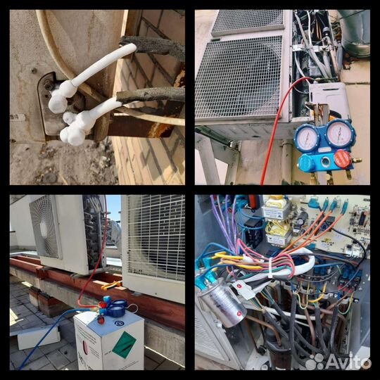 Заправка Ремонт Чистка Обслуживание Кондиционеров