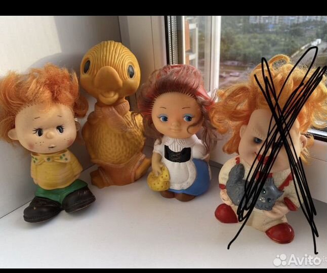 Резиновые игрушки СССР