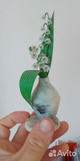 Ландыш в вазе сувенир