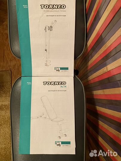 Тренажер torneo alta G-315, эспандерный блок G-314