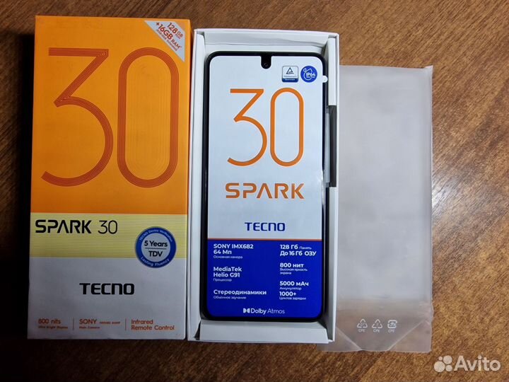 TECNO Spark 30, 8/128 ГБ