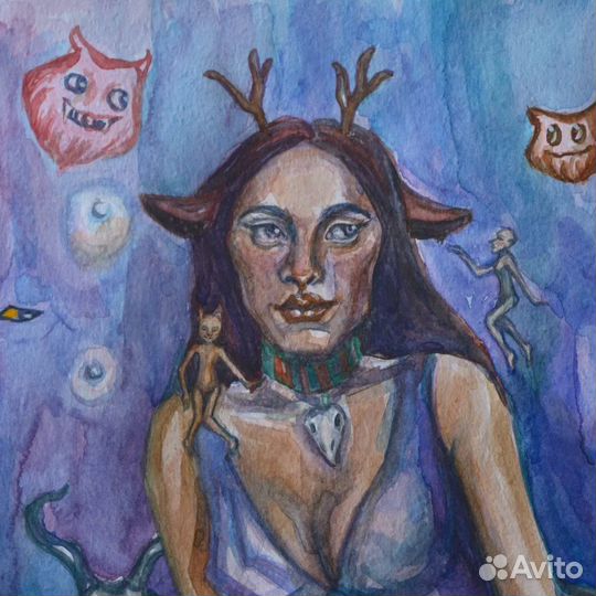 Девушка-олень