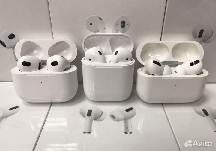 Airpods 2 / Pro 2 / Airpods 3 + чехол