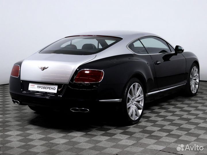 Bentley Continental GT 4 AT, 2015, 62 889 км