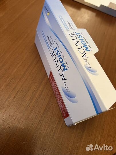 Линзы однодневные acuvue moist -4,75