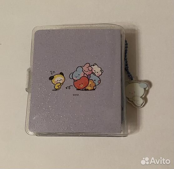 Биндер для карт BTS. BT21 с chimmy/Чимином