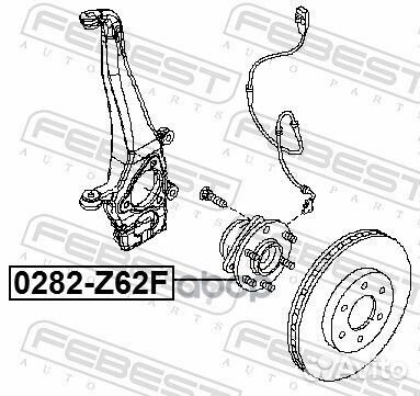 Ступица передняя nissan QX80/QX56 Z62 2010.03