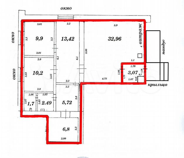 Свободного назначения, 86 м²