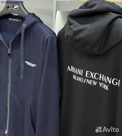 Зип худи Armani Exchange (лучшее качество) (Арт.25288)