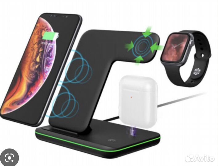 Беспроводная зарядка 3 в 1 для apple