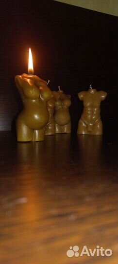 Свечи ручной работы,тела