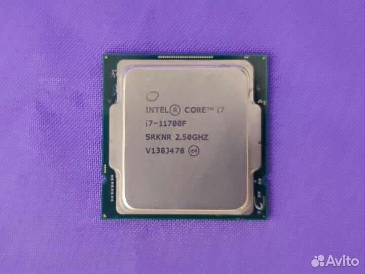 Intel Core i7-11700F, 8x2.5GHz, LGA 1200