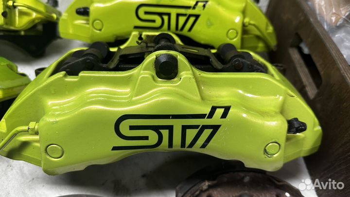 Тормозная стстема Brembo 17z на subaru BL/BP