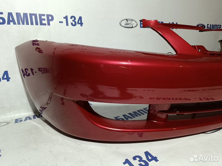 Бампер передний mitsubishi lancer 9 красный