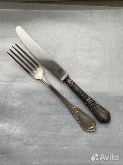 Столовые приборы серебро