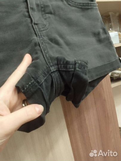 Шорты джинсовые черные х2