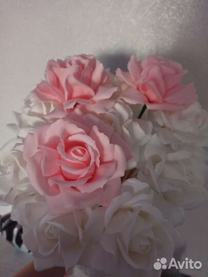 Мыльная роза в подарок к празднику