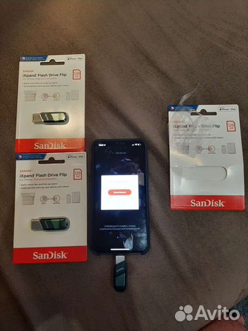 Sandisk iXpand 128 usb lightning флешка для iPhone