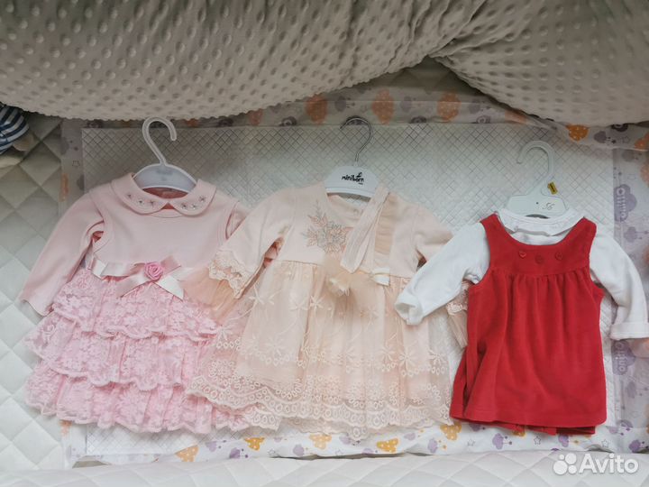 Детские вещи пакетом на девочку 56-62