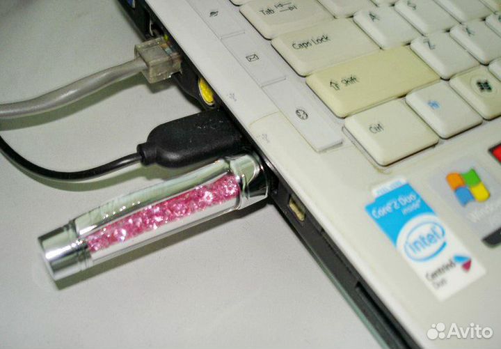 Ручка с флешкой Swarovski 8 GB