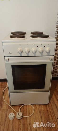 Эл. плита Flama +вилка, розетка и лист для духовки