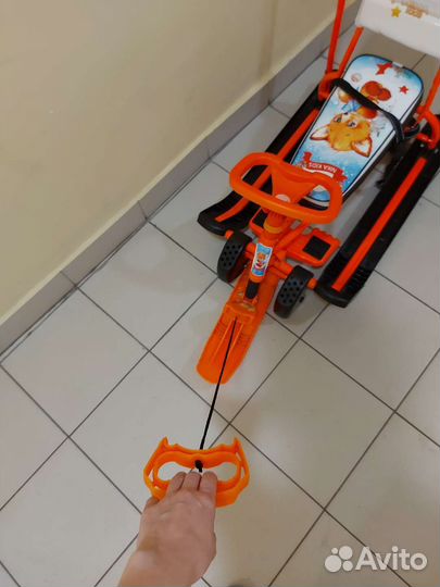 Снегокат с колесами