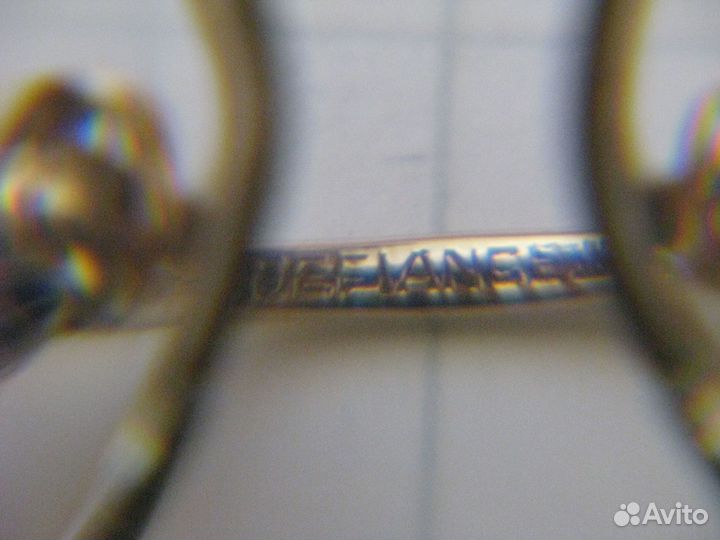 Пенсне прищепка США начало 20 века