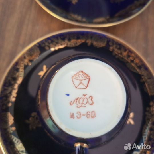 Сервиз кофейный лфз кобальт