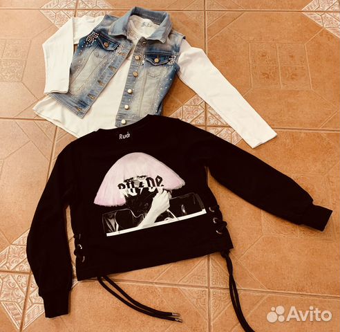 Пакет одежды для девочки 8 10 лет 128 140 Бренд