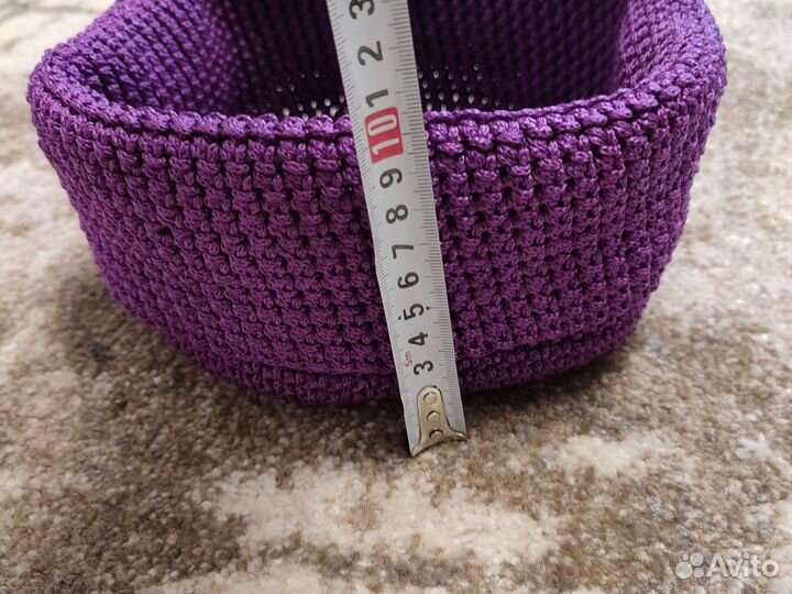 Корзинка вязаная