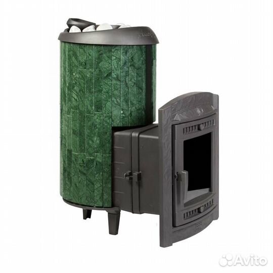 Печь Для Бани Атмосфера XL» ламели «Верде Гватемал