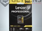 Lexar 1800x sdxc UHS-II gold (R270 W180) 256GB