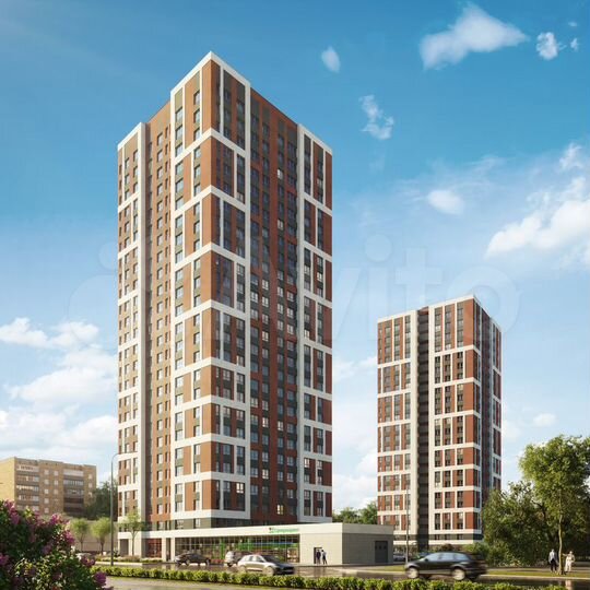 2-к. квартира, 62,8 м², 11/25 эт.