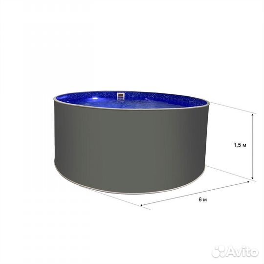 Каркасный бассейн Лагуна